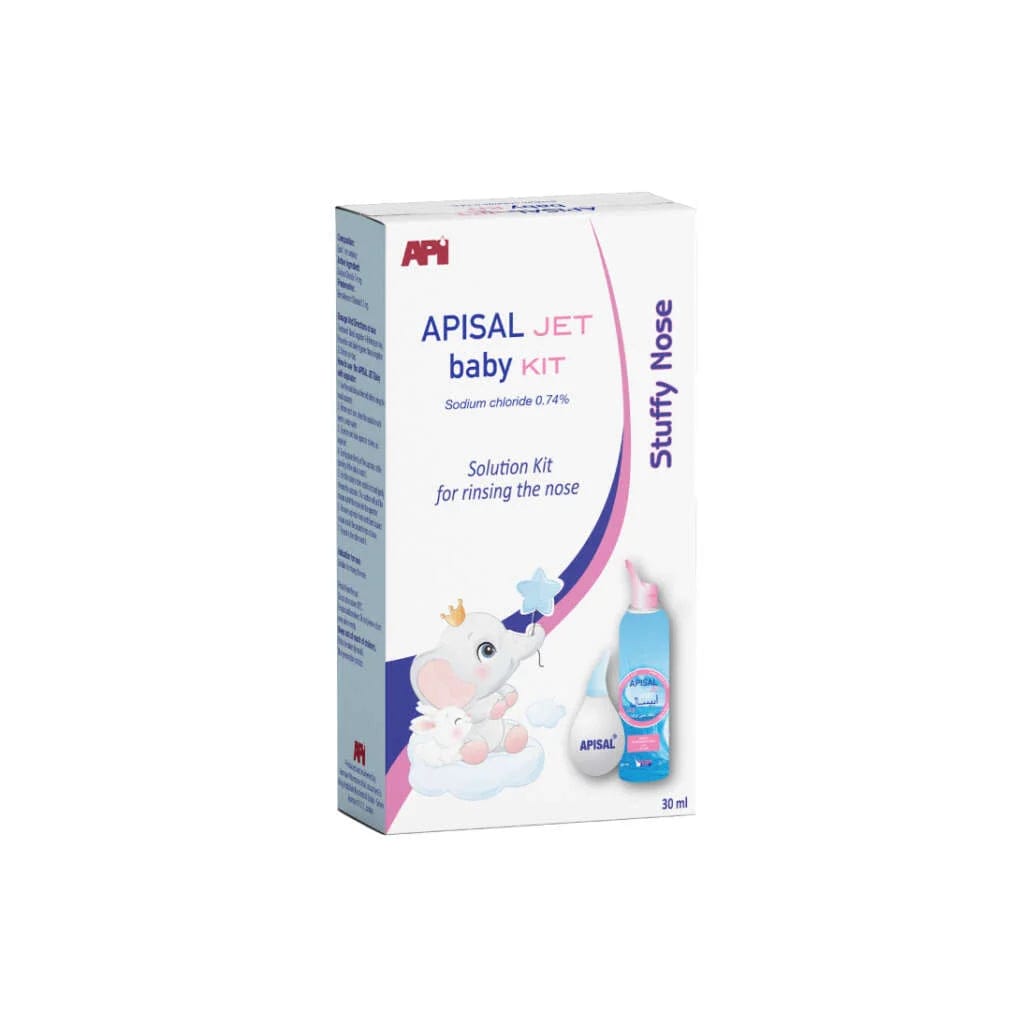 Apisal Jet Baby Kit Stuffy Nose Nasal Spray 30Ml | Nutrition for Less