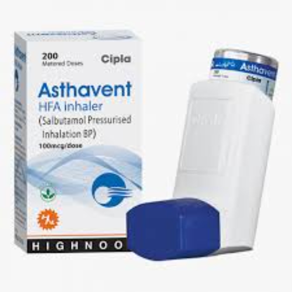 Asthavent HFA Inhaler 100mcg | Fast Asthma Relief Inhaler | Nutrition ...