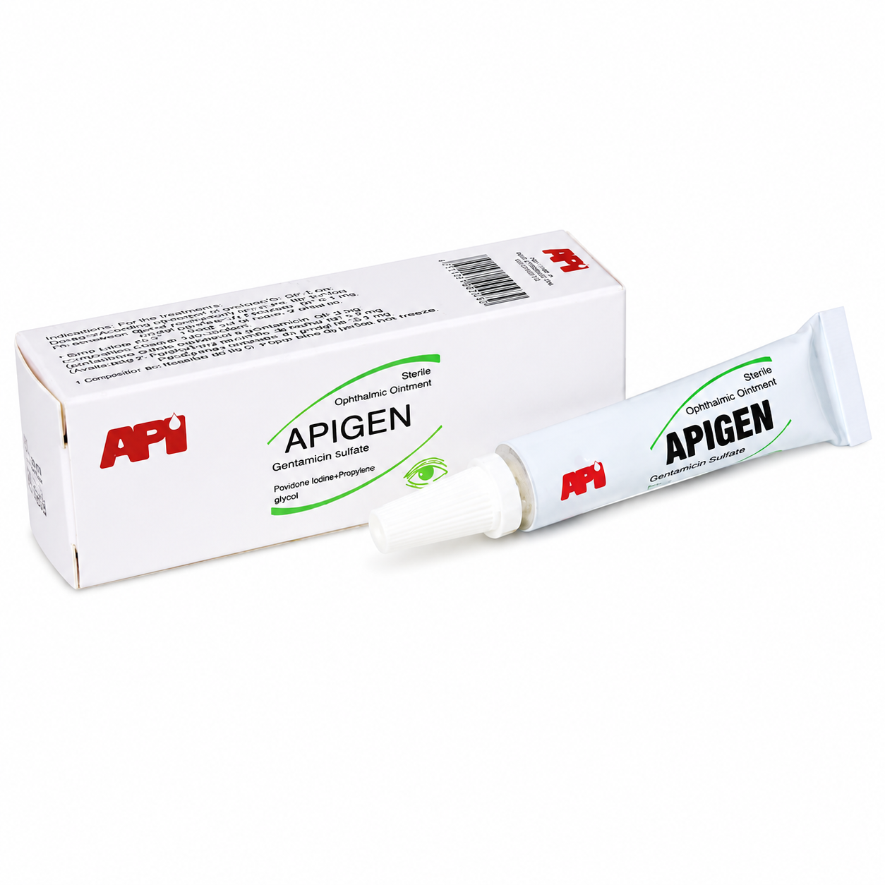 Apigen Sterile Eye Ointment 5g | Gentamicin Antibiotic | Nutrition for ...
